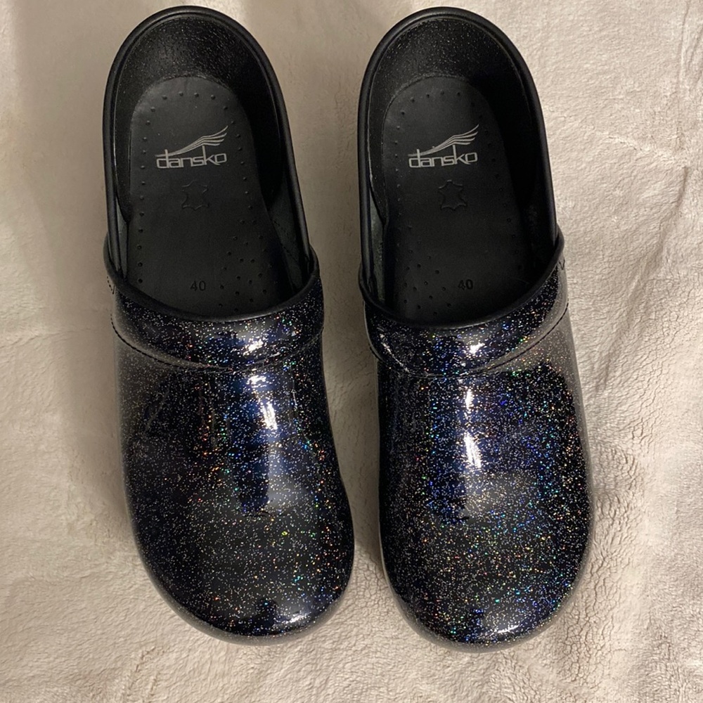 Glitter Dansko Clogs